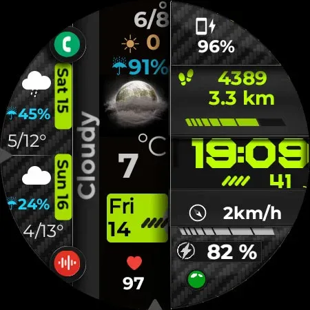 Watch Face CUE145 screenshot 11