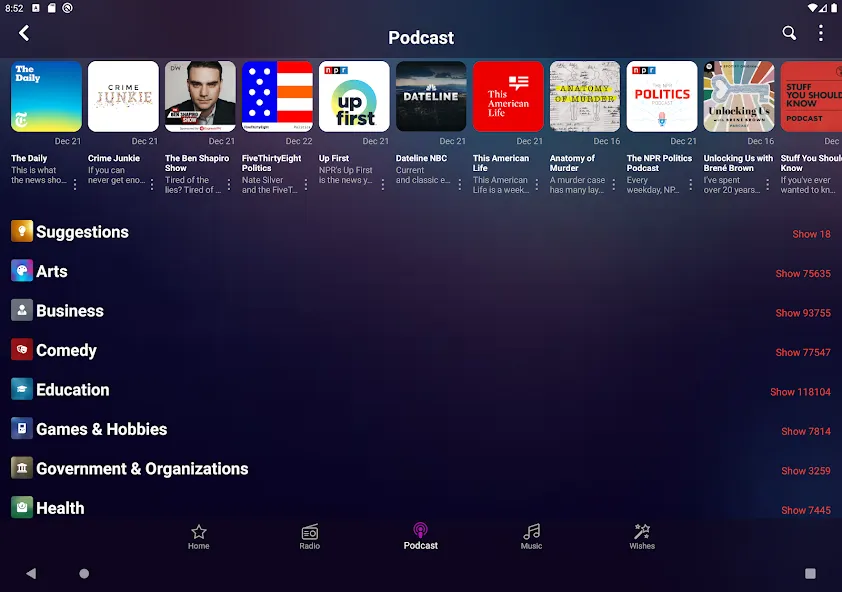 Audials Play: Radio & Podcasts screenshot 12