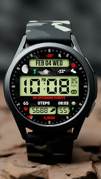 WIN Tactical LCD Digital Face screenshot 1