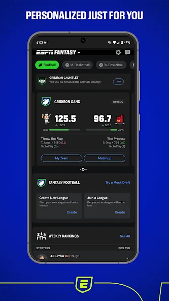 ESPN Fantasy Sports screenshot 3