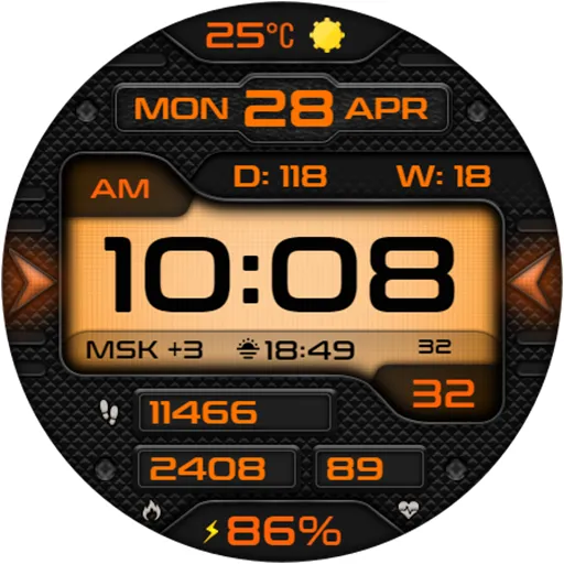 REDENTION Watch face screenshot 24