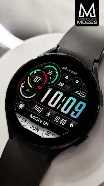 MD229 Digital watch face screenshot 6