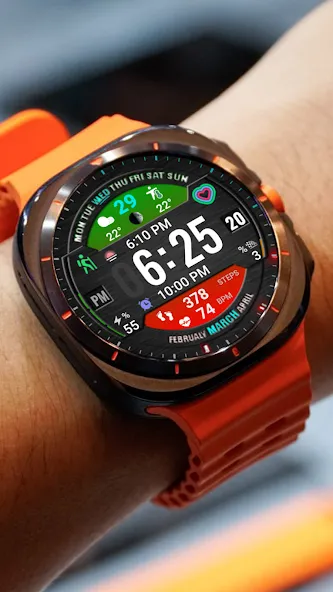 Digital Sport watchface NTV401 screenshot 5