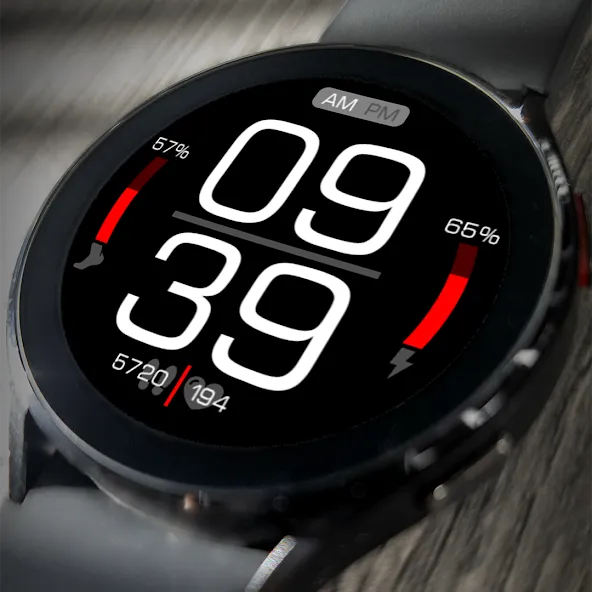 Key058 Digital Watch Face screenshot 1