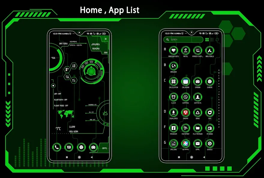 Hi-tech Circuit Launcher screenshot 3