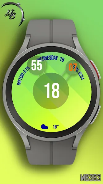 Minimal Watch Face MB363 screenshot 3