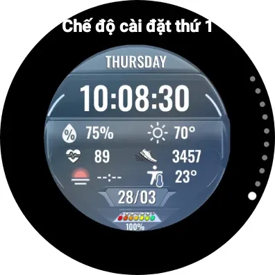 N-SPORT692 Big Dial Watch Face screenshot 12