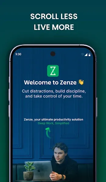 Zenze- Block Apps,Stay Focused screenshot 1
