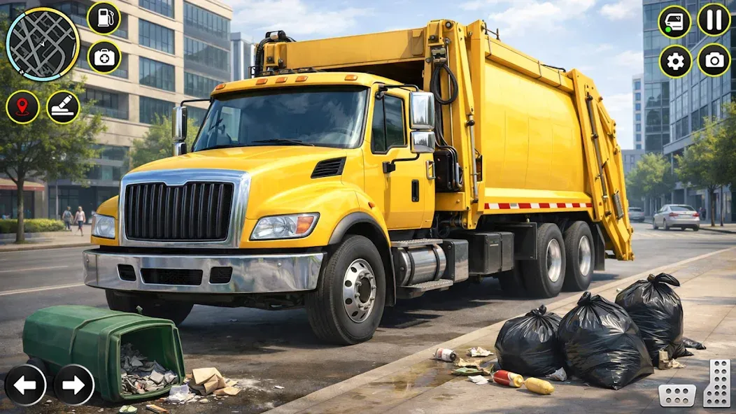 US Real Trash Truck Driver Sim screenshot 1