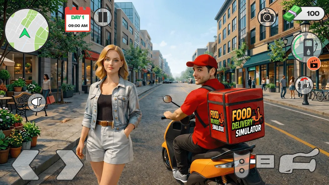 Delivery Boy:Bike Wheelie Game screenshot 1