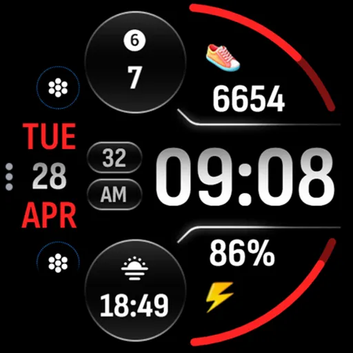 OMG 449 - Digital Watch Face screenshot 30