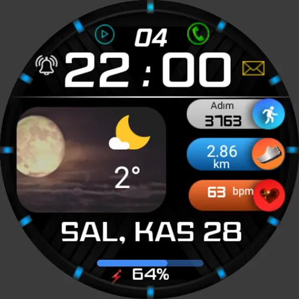FSW248 digital Watchface screenshot 7