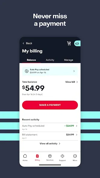MyFrontier screenshot 4