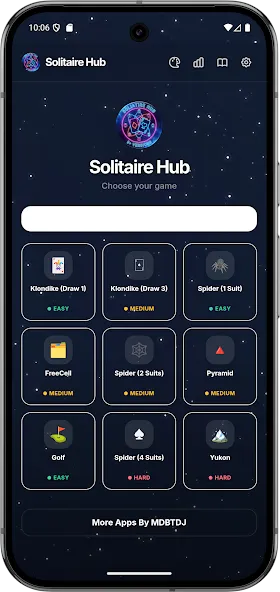 Solitaire Hub Offline Edition screenshot 2