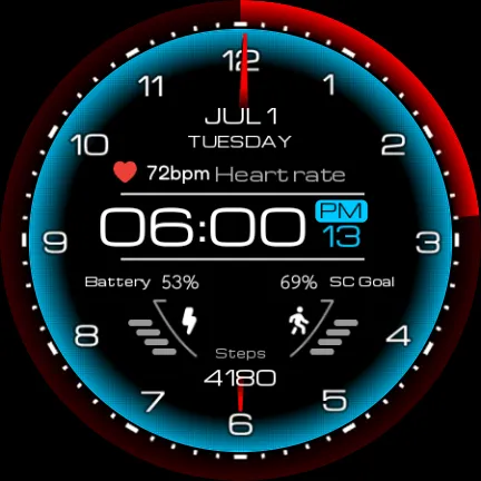 Futuristic Watch Face screenshot 9