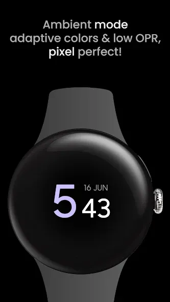 Wave: Wear OS watch face screenshot 4