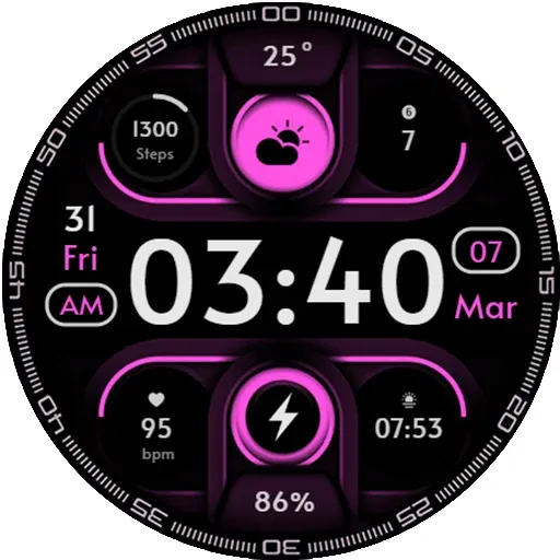 Fancy Digital Watch Face screenshot 29
