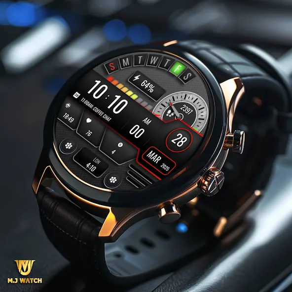 MJ168 Digital Sport Watch Face screenshot 2