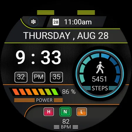 IA87 Digital Watchface screenshot 9
