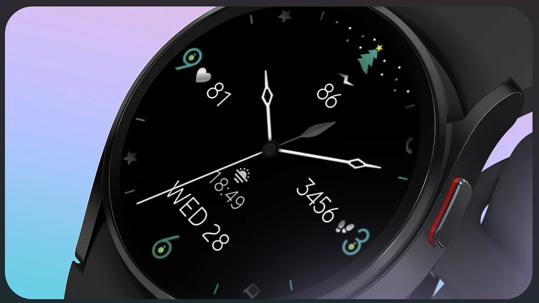Minimal Christmas Watch Face screenshot 6