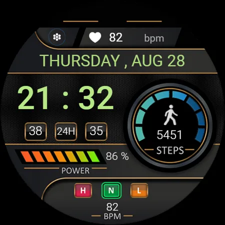 IA87 Digital Watchface screenshot 12