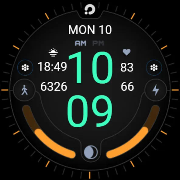 PRIME 033 Hybrid Watch Face screenshot 8