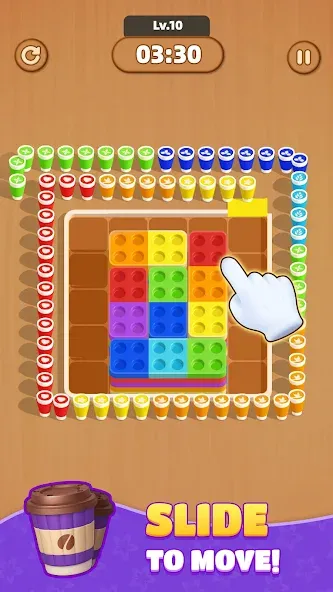 Coffee Sort - Block Jam Puzzle screenshot 18