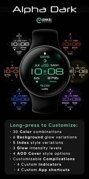 Alpha Dark - modern minimalist screenshot 3