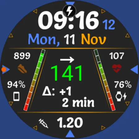 GDC-251 Diabetes Watch Face screenshot 12