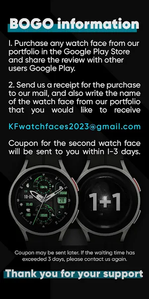 KF158 Watch face screenshot 8