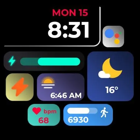 Night ver 03 - watch face screenshot 21