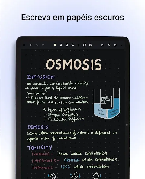 Noteshelf: Notas Digitais screenshot 13