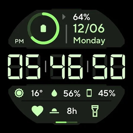 TACT THREE: Watch face screenshot 12