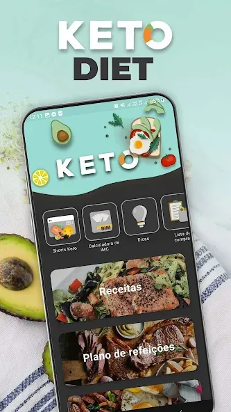 Receitas Keto: Dieta Keto screenshot 1
