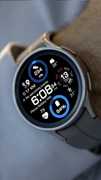 Digital Color WearOS NTV570 screenshot 6