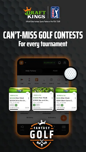 DraftKings Fantasy Sports screenshot 1