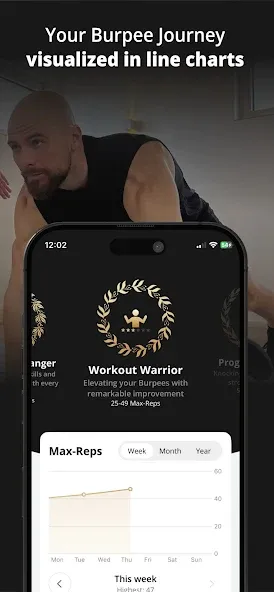 GOLDEN Burpees Tracker screenshot 3