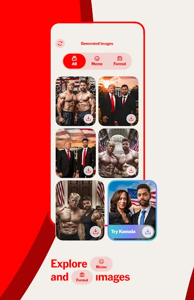 WOMBO Elections: AI Memes screenshot 3