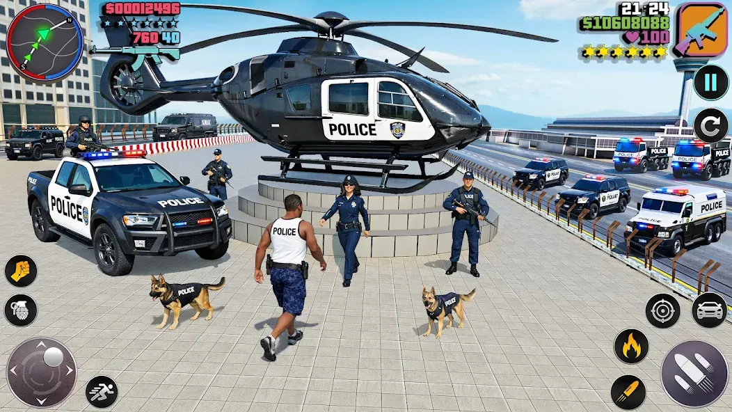 US Police Car Chase 3d 2026 screenshot 2