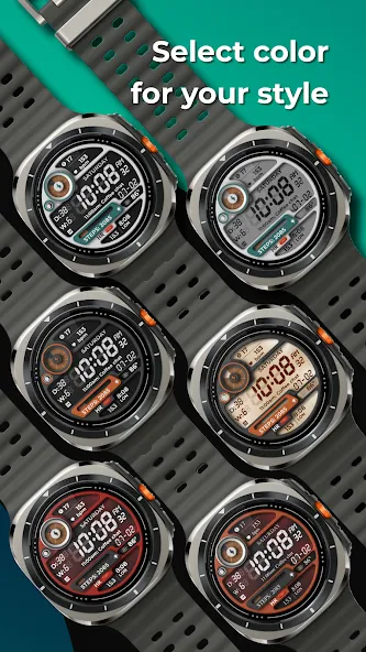 Chester Retro watch face screenshot 3