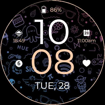 Minimal Watch Watch Face screenshot 8
