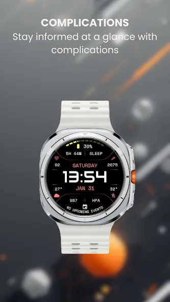 EXD195: Digital Watch Face screenshot 4
