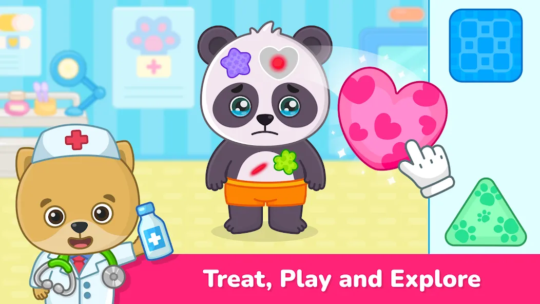 Kids doctor games 2-5 year old screenshot 1