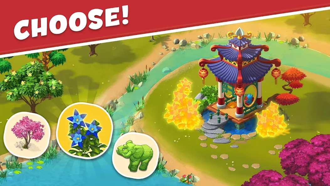 Park Town:Match 3 with a story screenshot 8
