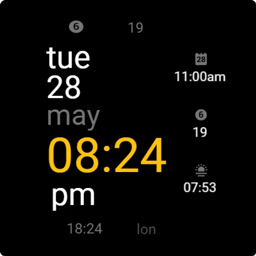 Something Large: Watchface screenshot 9