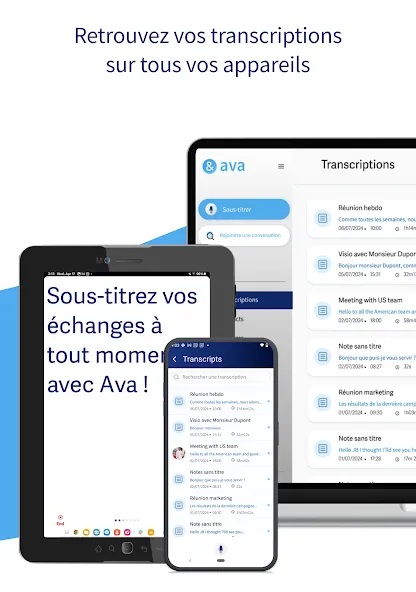 Ava - Transcription en direct screenshot 14