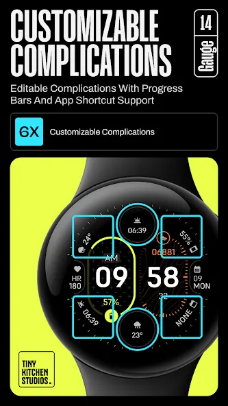 TKS 14 Gauge Watch Face screenshot 4