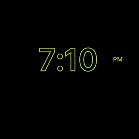 Black Fitness Watch Face screenshot 9
