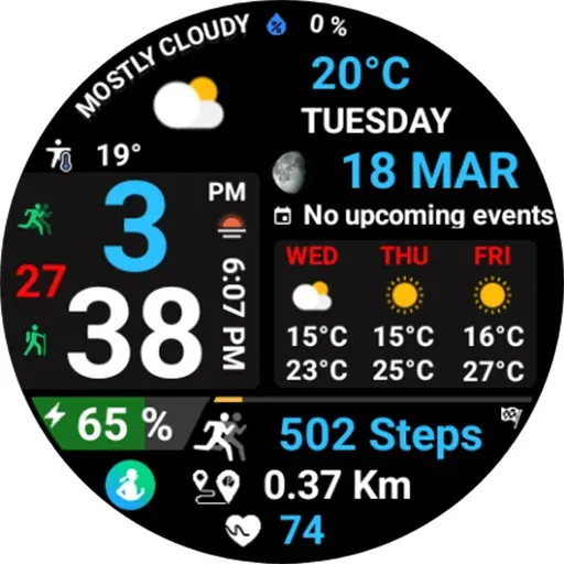Digital Weather D Sport NTV580 screenshot 25