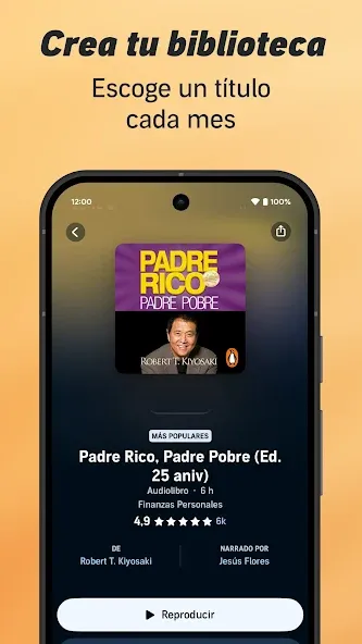 Audible:audiolibros y podcasts screenshot 5